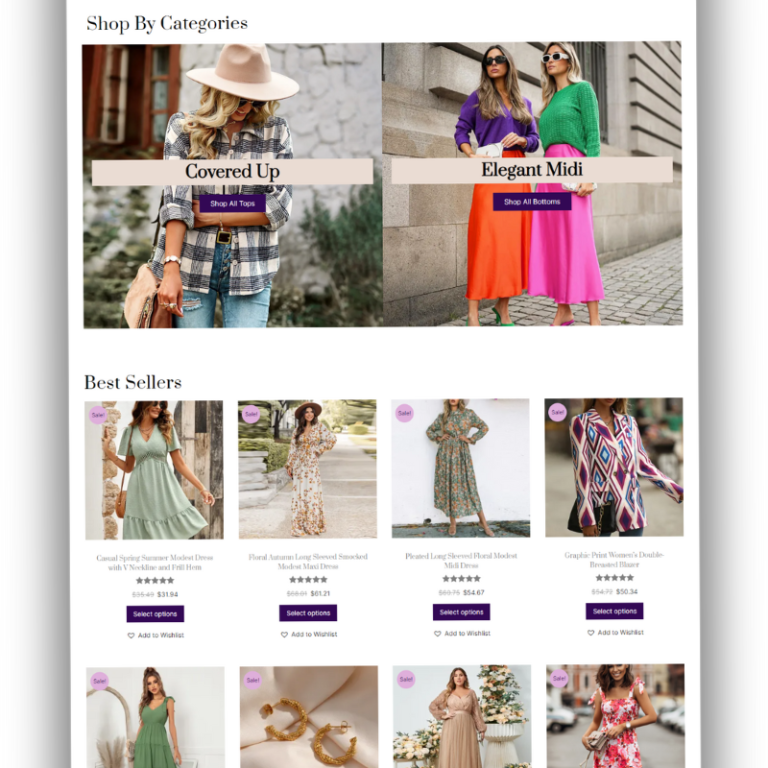 Christian WooCommerce Store Website Design