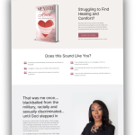 Book Landing Page Design Example