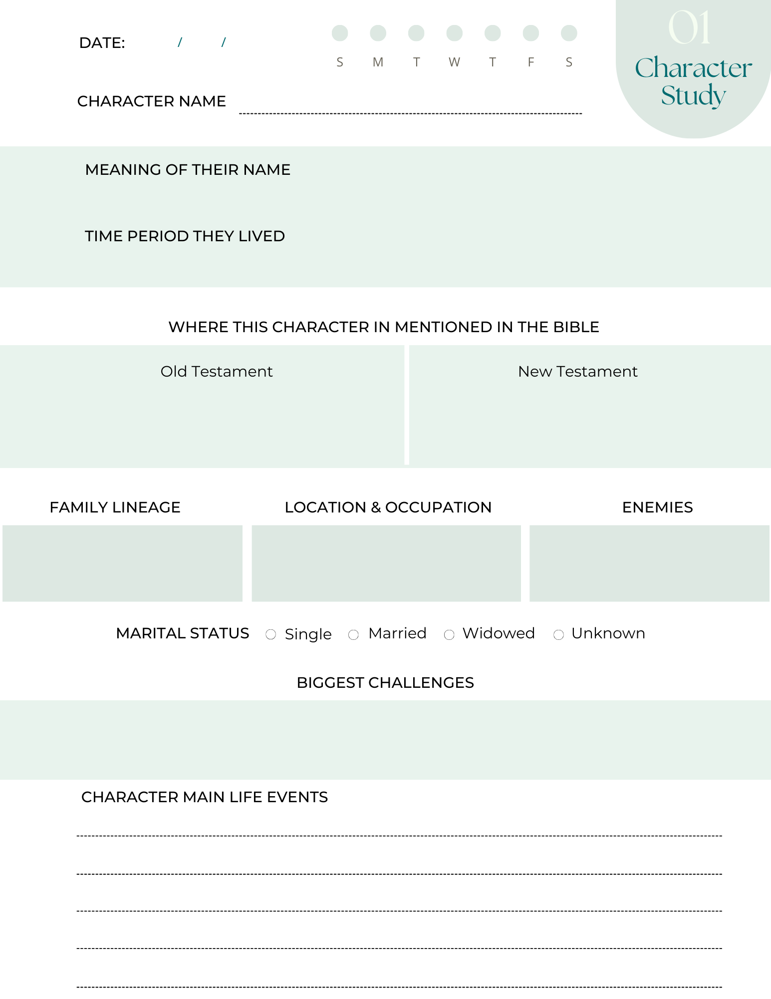 Bible Study Word Study Design