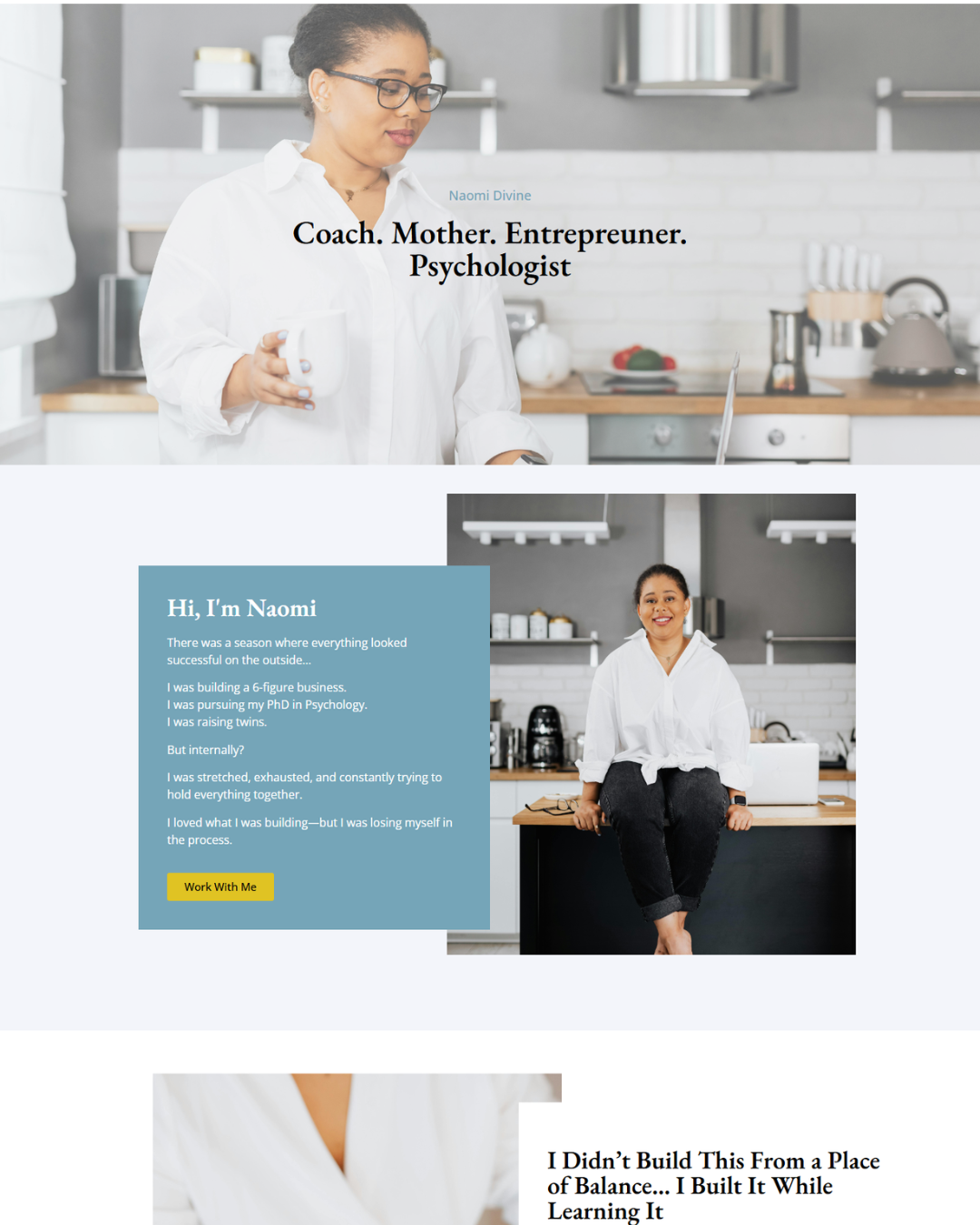 Christian Women's Ministry Website Template Preview 2
